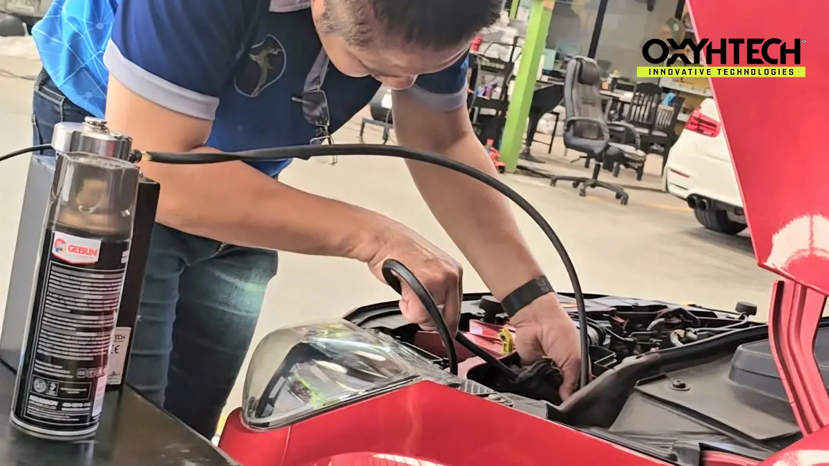 ผลงาน OXYHTECH - FORD FOCUS 1.5 ล้างเขม่าคาร์บอนในเครื่องยนต์ ประหยัดน้ำมัน อัตราเร่งดีขึ้น