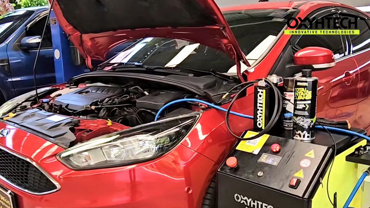 ผลงาน OXYHTECH - FORD FOCUS 1.5 ล้างเขม่าคาร์บอนในเครื่องยนต์ ประหยัดน้ำมัน อัตราเร่งดีขึ้น