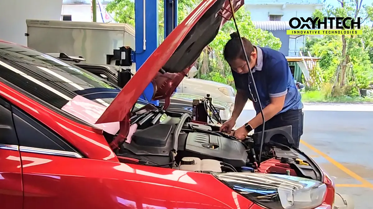 ผลงาน OXYHTECH - FORD FOCUS 1.5 ล้างเขม่าคาร์บอนในเครื่องยนต์ ประหยัดน้ำมัน อัตราเร่งดีขึ้น