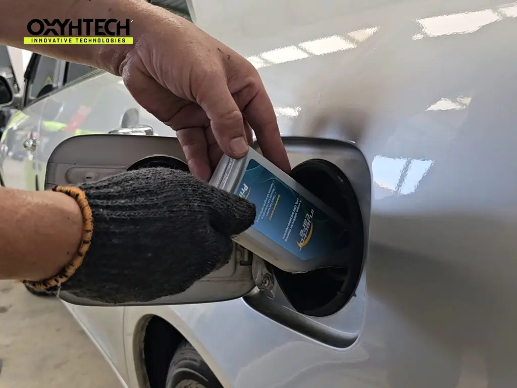 ผลงาน OXYHTECH - TOYOTA CAMRY-03 ล้างเขม่าคาร์บอน เครื่องยนต์สะอาดขึ้นทั้งระบบ