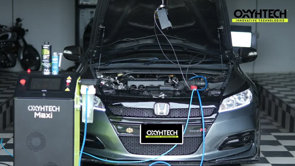 ผลงาน Honda Accord ดีท็อกซ์เครื่องยนต์ด้วย Oxyhtech ฟื้นฟูสมรรถนะ ขับลื่นไม่สะดุด