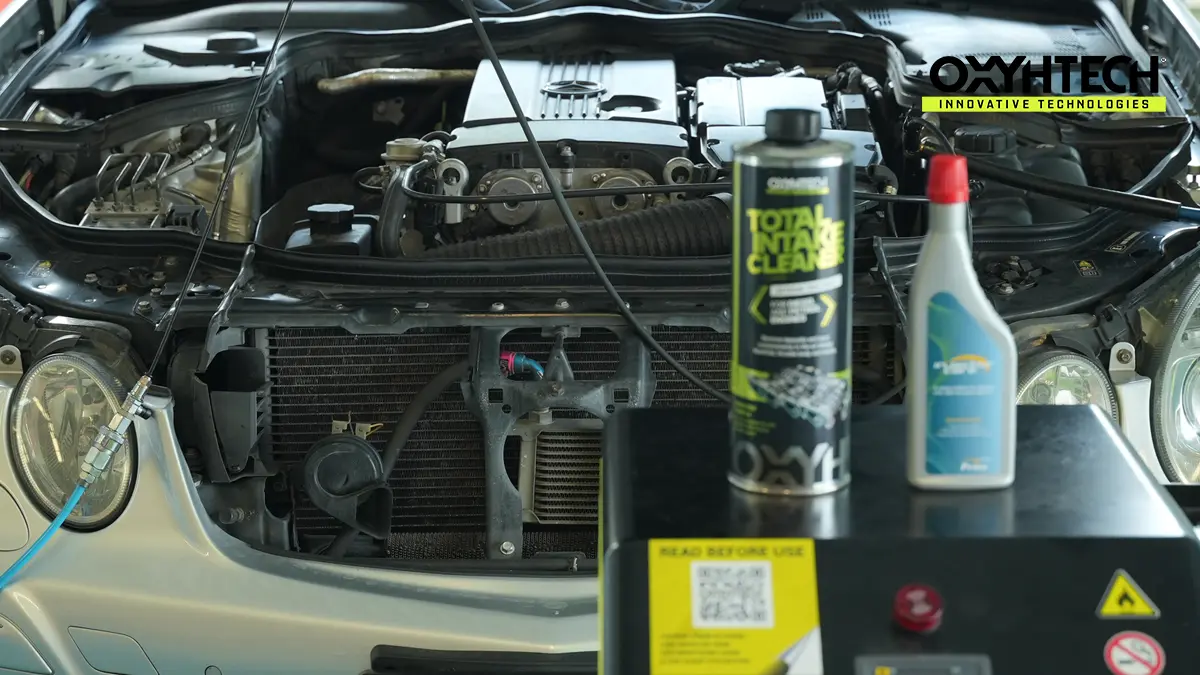 ผลงาน OXYHTECH - Benz E200 เบนซิน เครื่องยนต์สะอาด ขับลื่น ประหยัดน้ำมัน