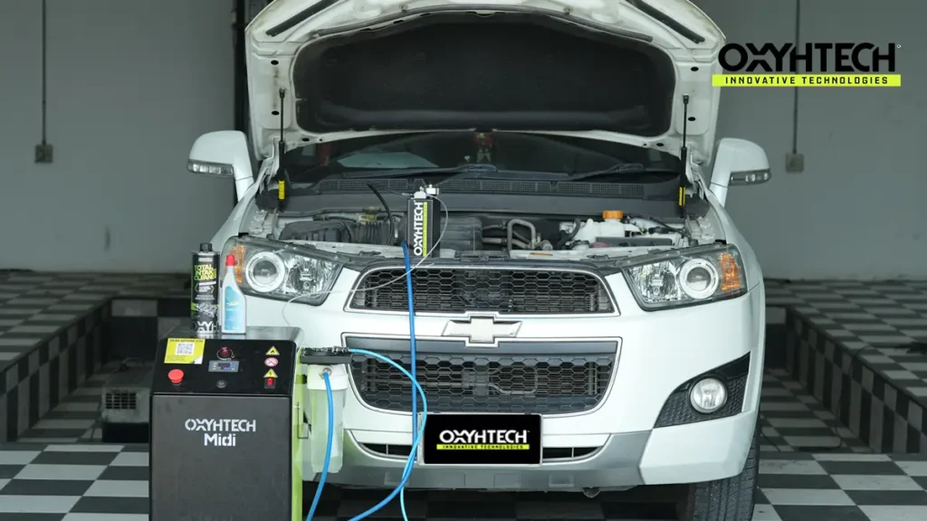 ตัวอย่างผลงาน OXYHTECH CHAVROLET CAPTIVA ดีท็อกซ์เครื่องยนต์ทั้งระบบ เทคโนโลยีใหม่ ช่วยลดเขม่า ล้างท่อไอดี ล้างหัวฉีด ฯลฯ เพิ่มอัตราเร่ง ประหยัดเชื้อเพลิง เครื่องยนต์สะอาดขึ้น ขั้นตอนเดียวจบ ไม่ต้องถอดเครื่องยนต์ 