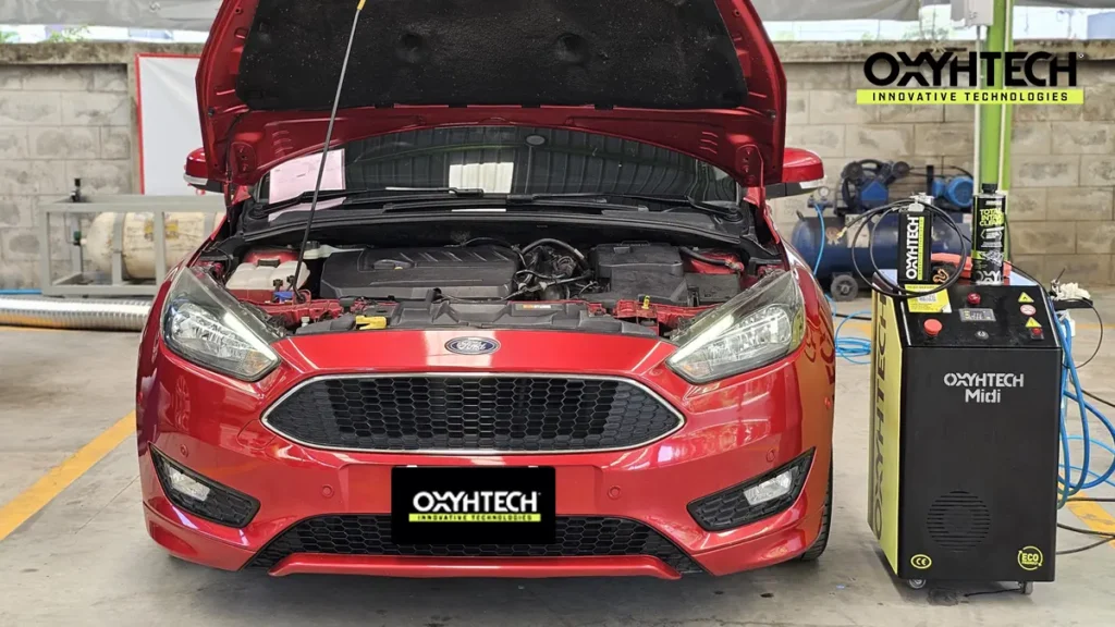 ผลงาน OXYHTECH - FORD FOCUS 1.5 ล้างเขม่าคาร์บอนในเครื่องยนต์ ประหยัดน้ำมัน อัตราเร่งดีขึ้น