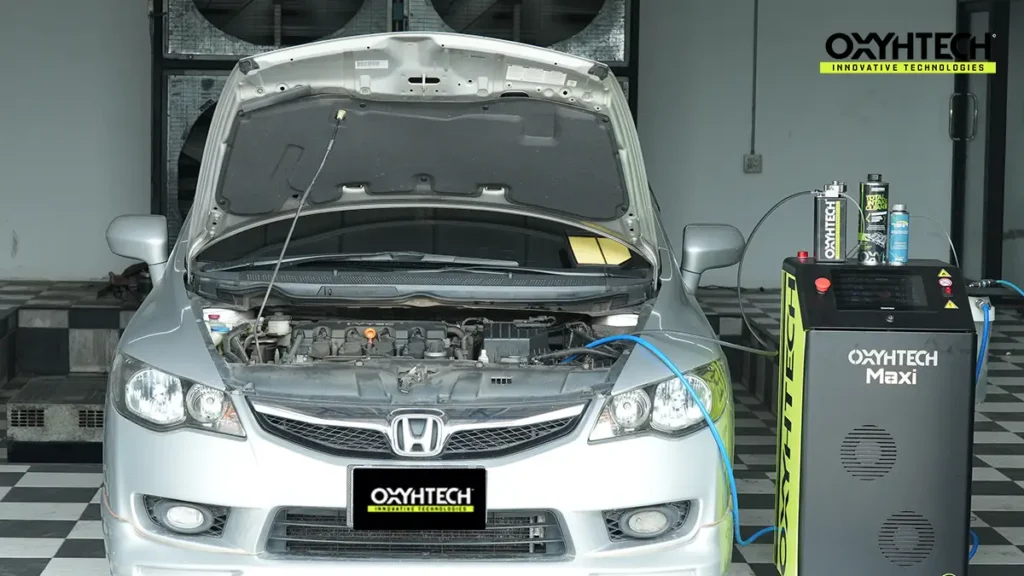 ผลงาน OXYHTECH - HONDA CIVIC FD เทคโนโลยีดีท็อกซ์เครื่องยนต์ สะอาดขึ้นใน 90 นาที แก้รถอืด กินน้ำมัน  