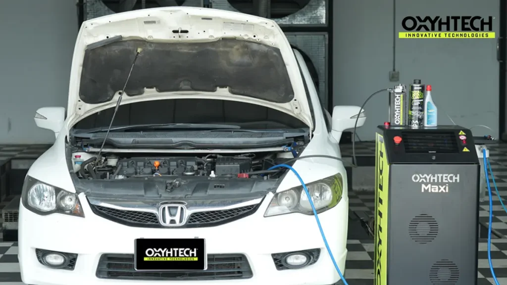 ผลงาน OXYHTECH - HONDA CIVIC ดีท็อกซ์เครื่องยนต์ ฟื้นอัตราเร่ง แก้รถอืด กินน้ำมัน