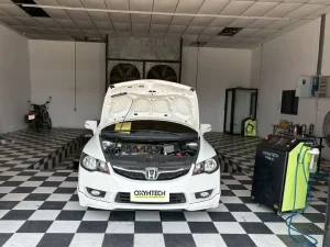Oxyhtech Honda Civic FD ล้างสปาเครื่องยนต์ เบนซิน